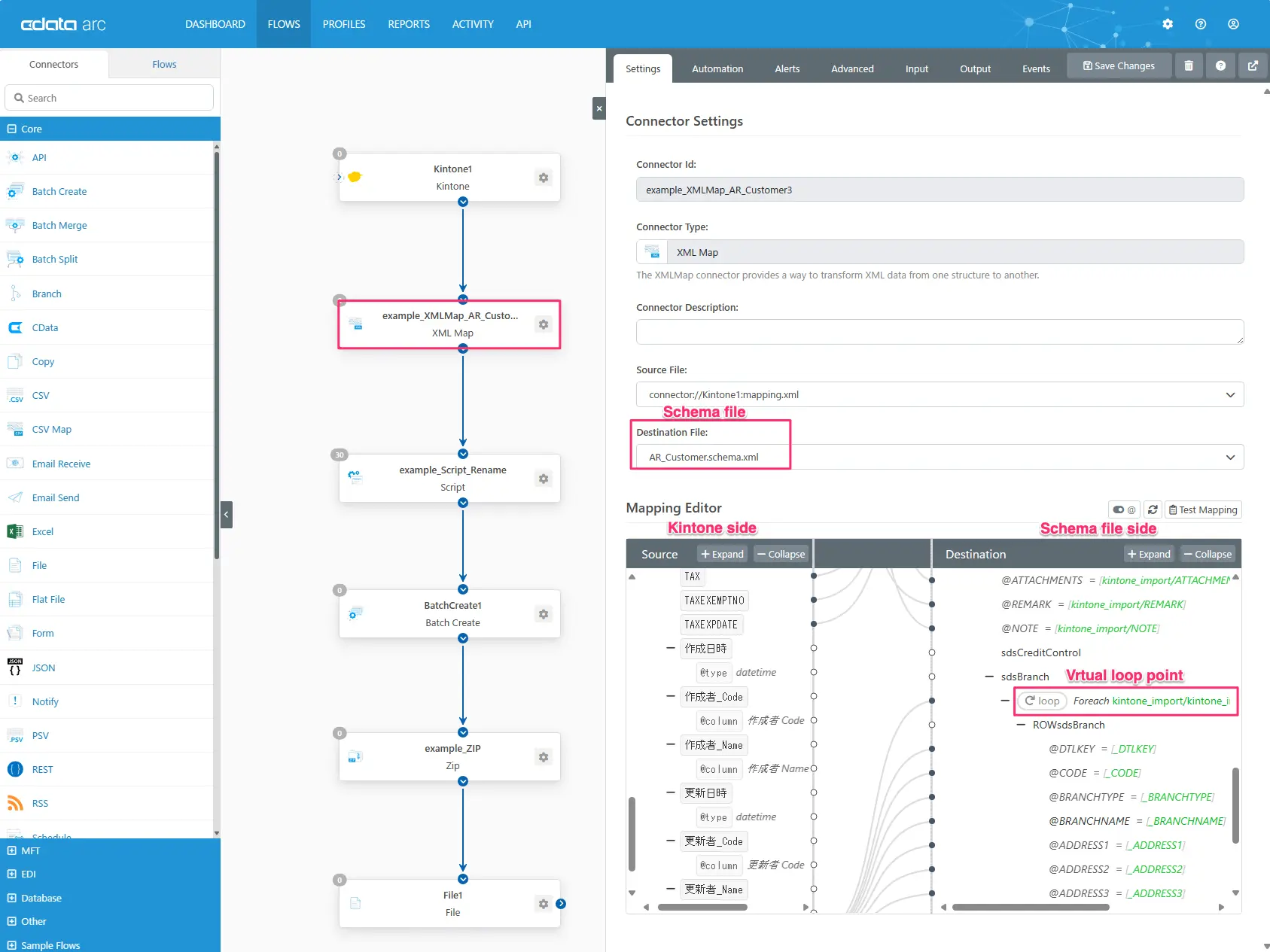 SQL Account Through CData Arc
