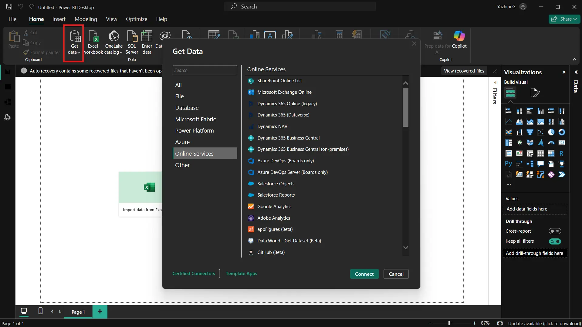 Connect Odoo and Power BI