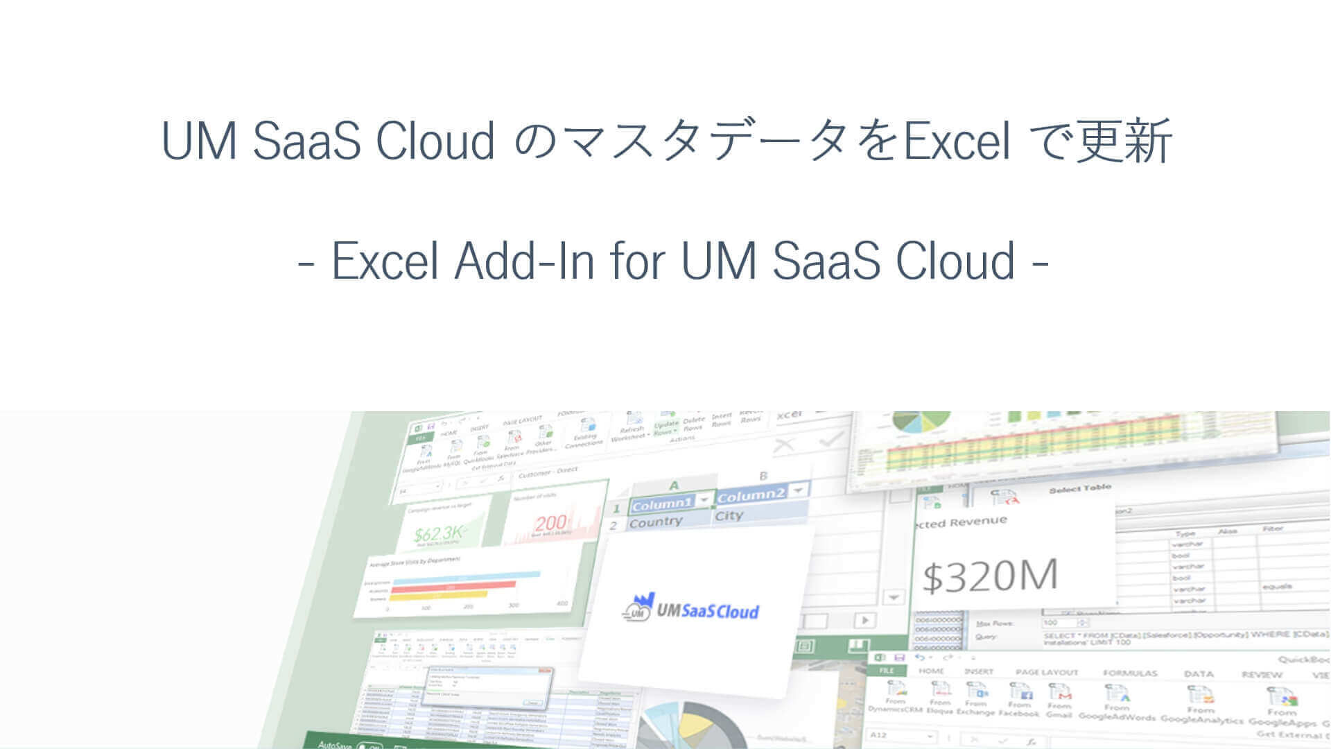 UM SaaS Cloud のマスタデータをExcel で更新