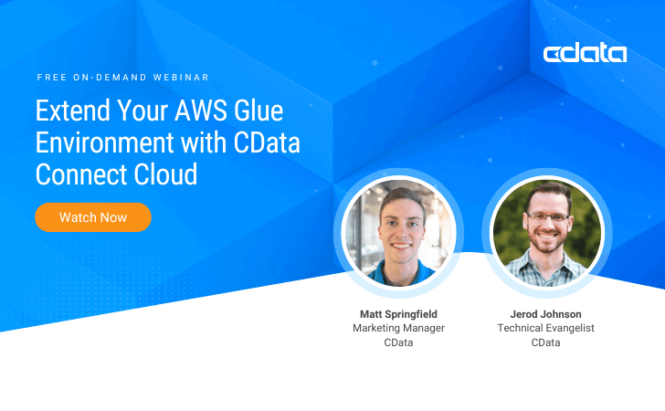 Extend Your AWS Glue Environment with CData Connect Cloud