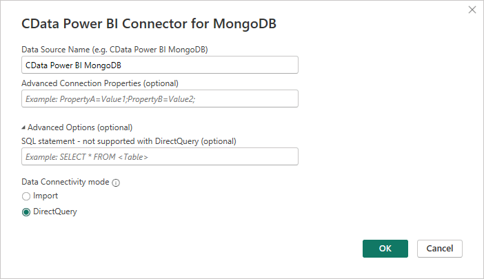 Poer BI connector for MongoDB