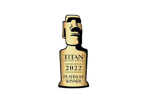 Platinum Titan Status award logo