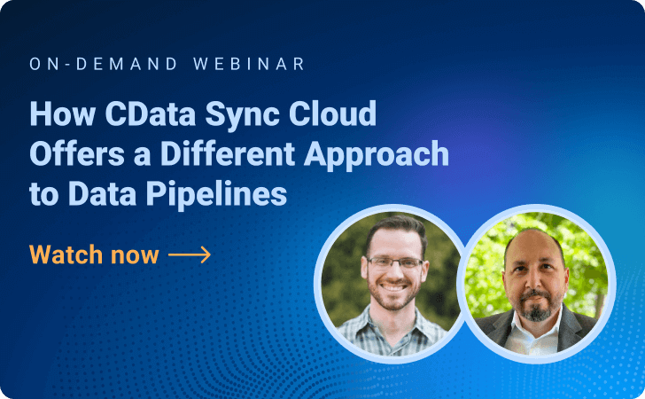 How CData Sync Cloud Offers a Different Approach to Data Pipelines