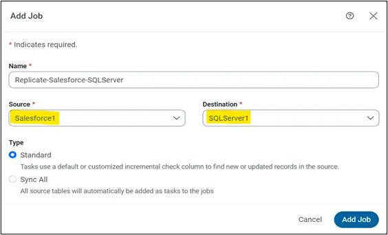 Add replication jobs