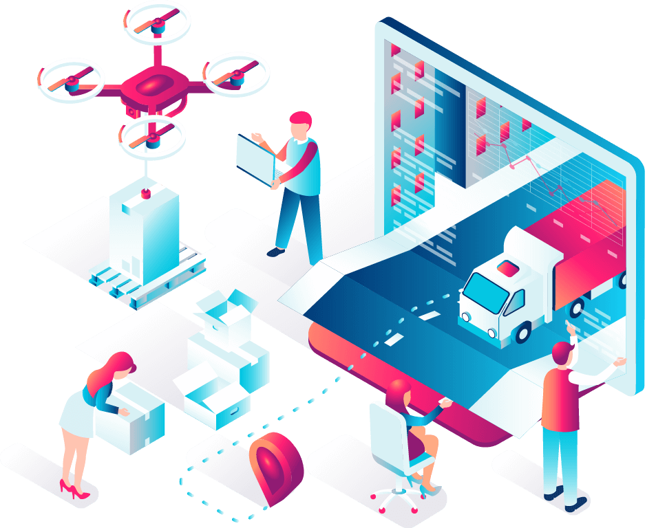 supply chain illustration