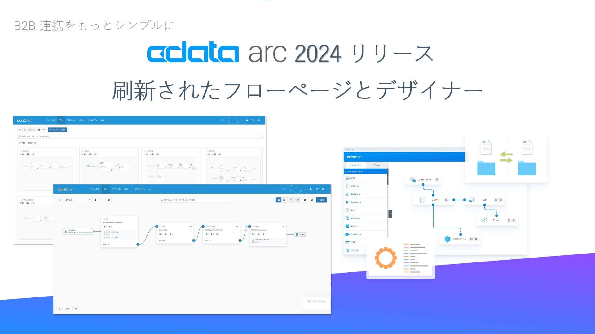 CData Arc 2024 リリース - 刷新されたフローページとデザイナー