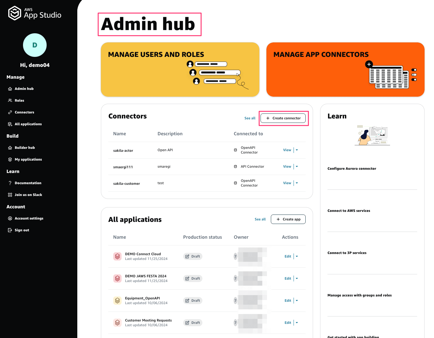 connectcloud-appstudio2spreadsheet