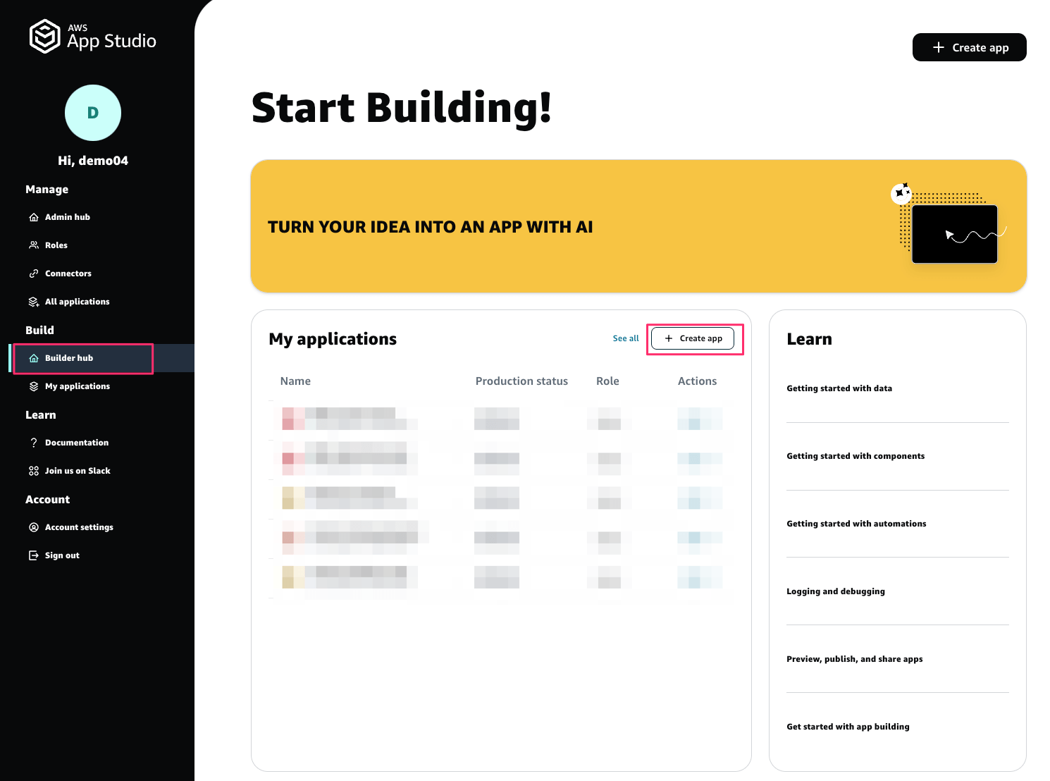 connectcloud-appstudio2spreadsheet