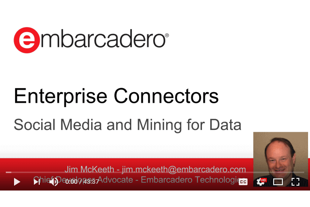 FireDAC Connectors - Social Media Data Mining