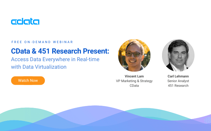 CData & 451 Research Present: Access Data Everywhere in Real-time with Data Virtualization