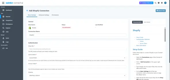 Shopify and Power BI