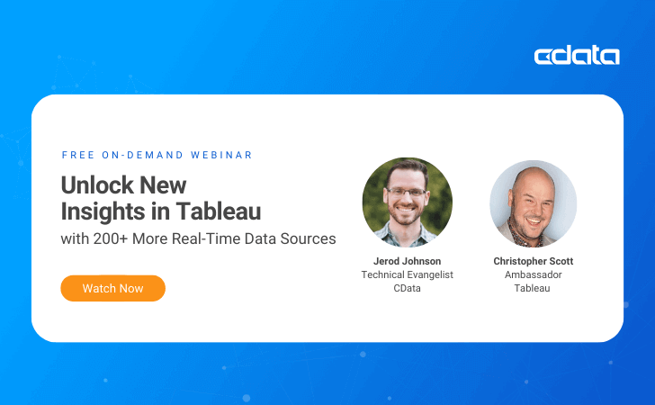 Unlock New Insights in Tableau with 200+ More Real-Time Data Sources